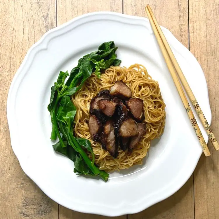 Homemade Char Siew Noodles