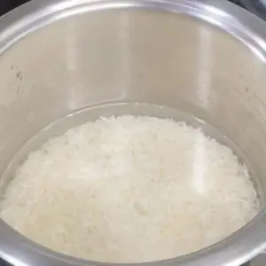 wash rice