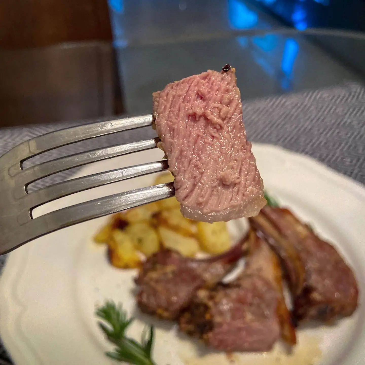 baked lamb chops with roast potatoes