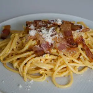 pasta spaghetti carbonara