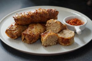 Air Fryer Ngoh Hiang (Chinese Pork Roll)