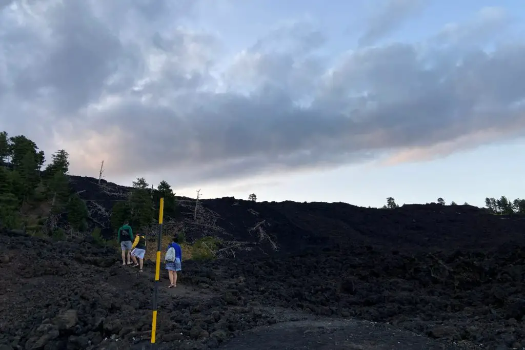 italy travel lava soil