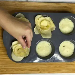 set potatoes