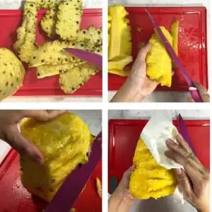 cut pineapples