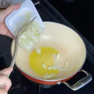 saute onion