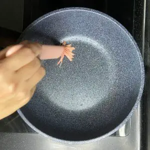 grease the pan