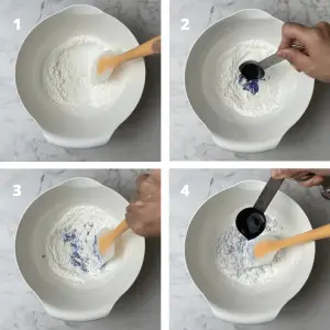 add water to flour