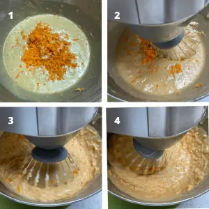add carrots to batter