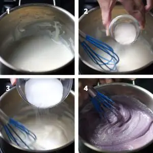 make the purple cream