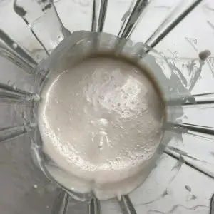 blended taro cream
