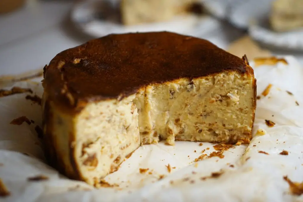 peanut butter basque burnt cheesecake