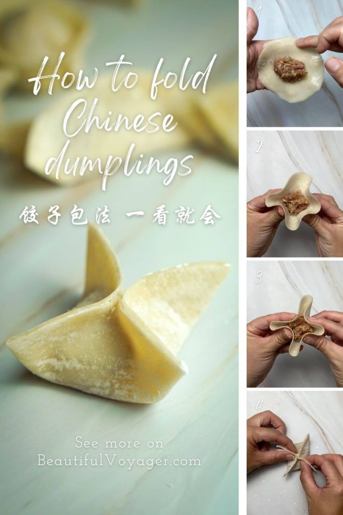 how to fold dumplings square
