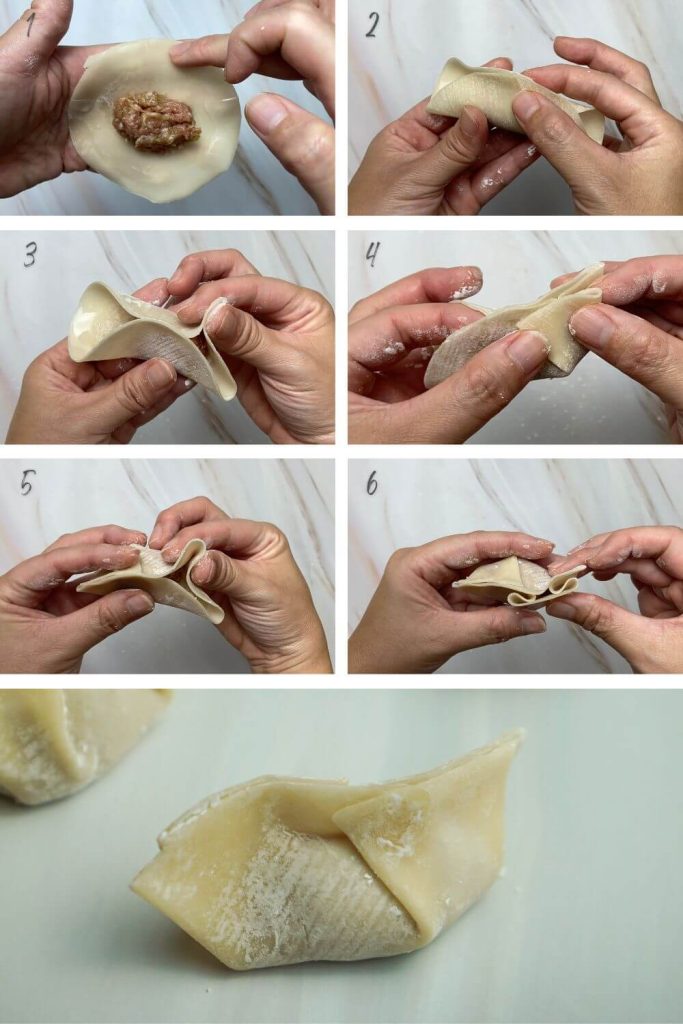 how to fold dumplings s pleats