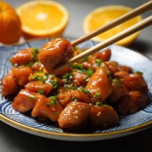 air fryer Chinese orange chicken