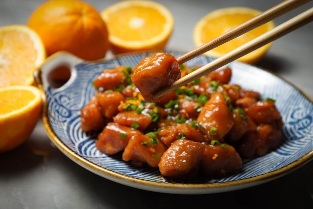 Chinese orange chicken