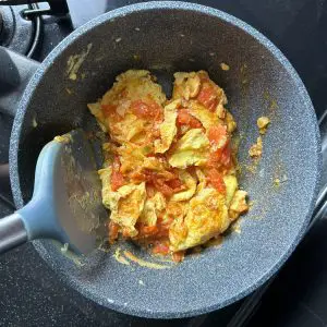 fried tomato egg